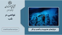 غواصی در شب